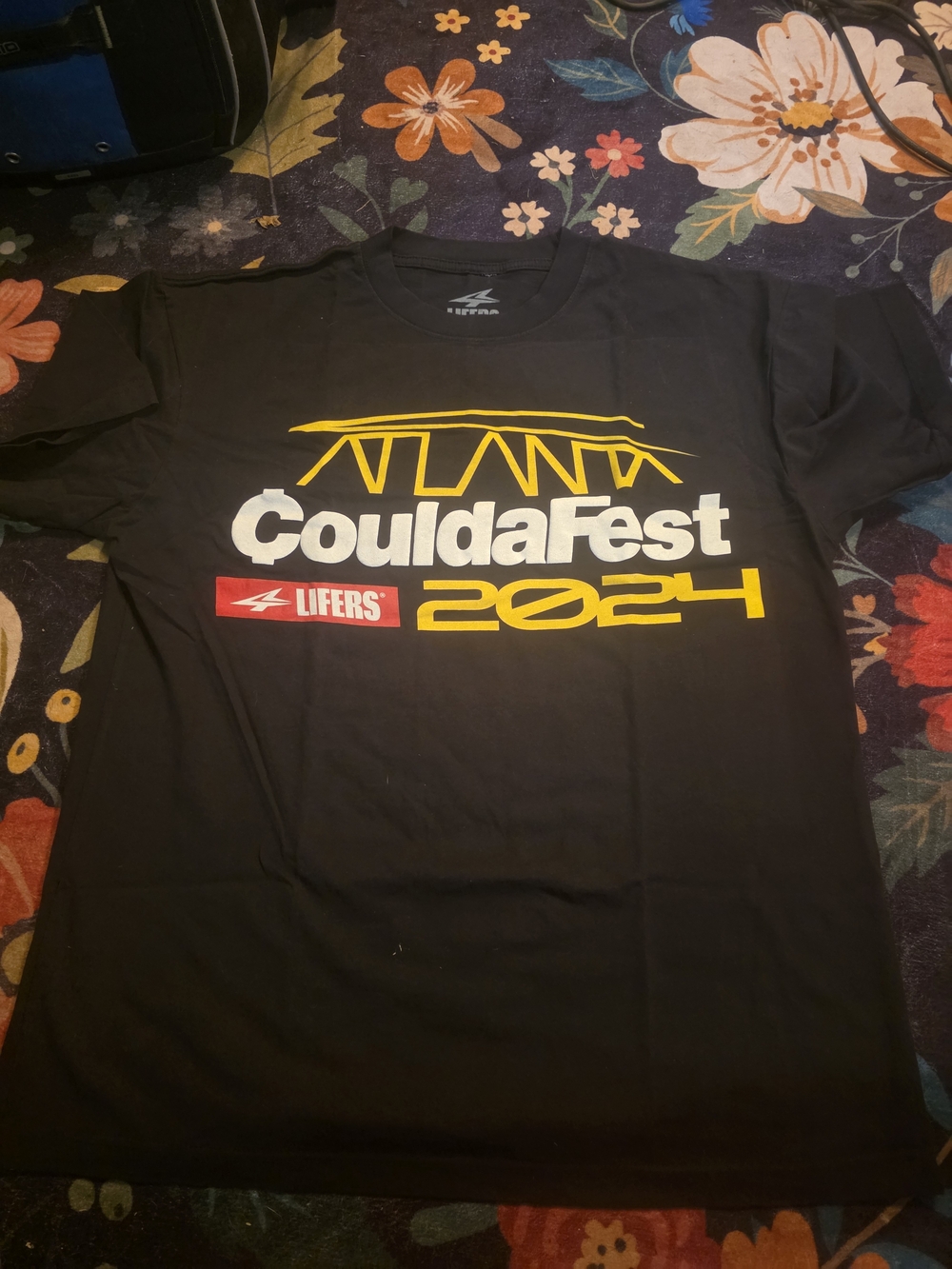 CouldaFest 2024 Black Graphic Tee - Lifers